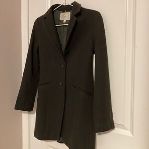 Vintage Mid-Length Blazer Coat